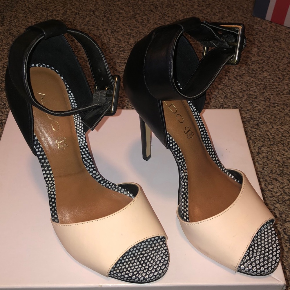 Aldo Open Toe Heels